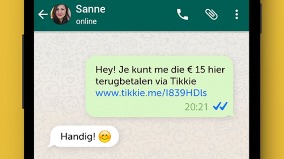 Bright's tweet photo. Je kunt je vrienden nu 'via #WhatsApp' geld laten overmaken met deze nieuwe app van ABN-Amro https://t.co/BkNCChXF3a https://t.co/qFYjDCHNb2