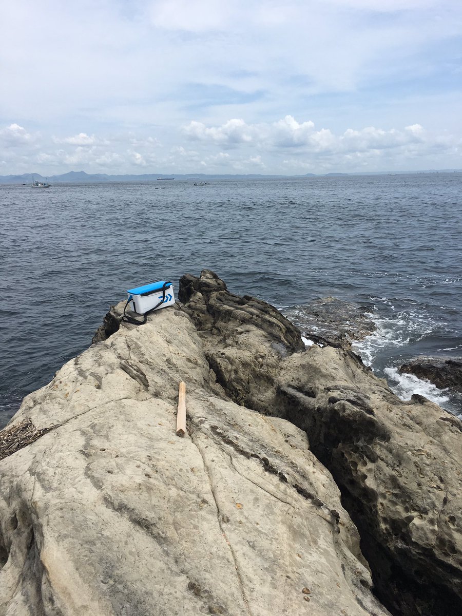 ミカミカの釣行記 覇王編 三浦半島 江奈 高磯 釣果 高磯に初めて釣行しました いいところですね T Co Cucqewrgct