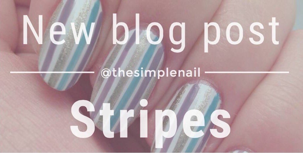 "Subtle Stripes" Blog post now live at lesimplenail.blogspot.com 👌🏻