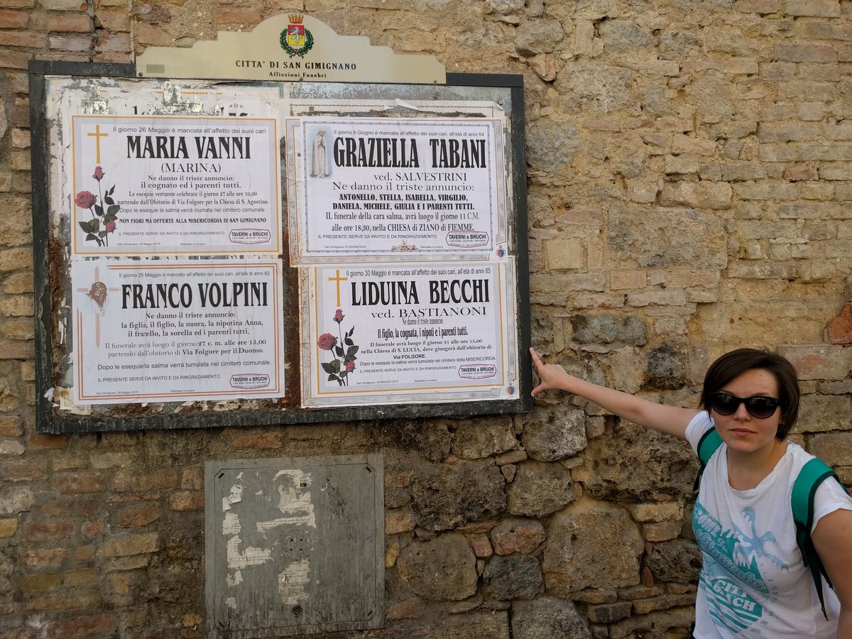 ivansu's tweet photo. Parte u San Gimignanu su A2 kao što nam pokazuje hostesa @miala https://t.co/3HtU9e5yDs
