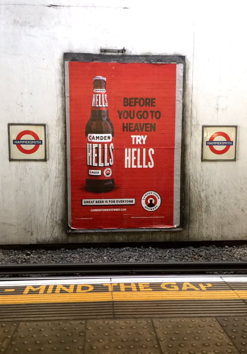 WestLondonS's tweet photo. Curious stuff #comingbackhome
#CuriousStuff #advertising #TfL https://t.co/hMLocuSO4I