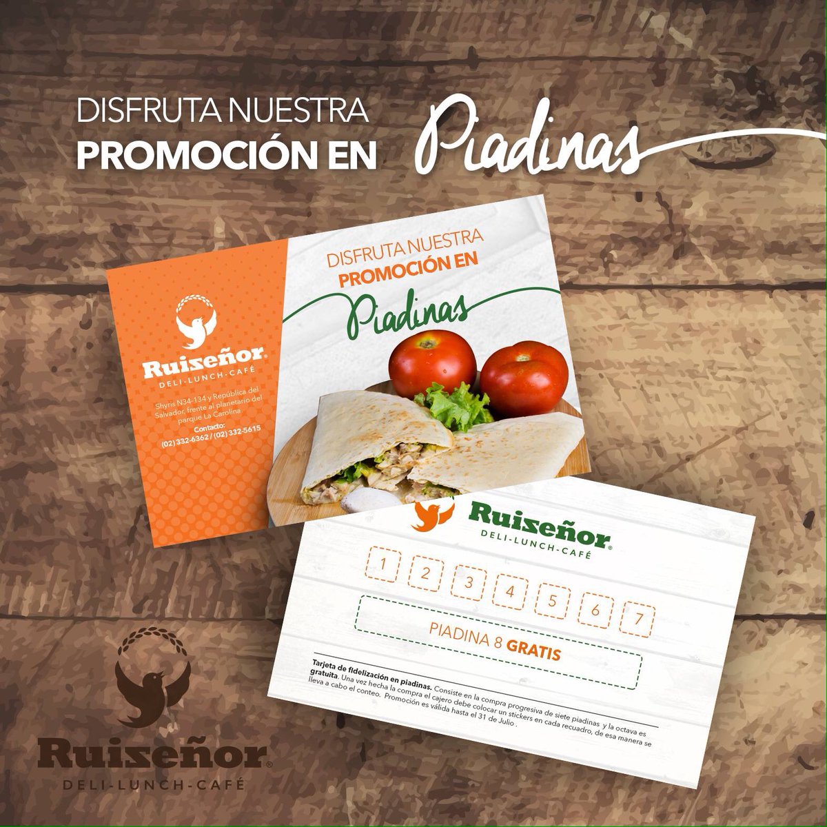 RuizenorCafe's tweet photo. ¡¡¡Obtén tu tarjeta YA!!! Disfruta esta increíble promoción en Piadinas ¡Te esperamos! https://t.co/haiPO1VDWd