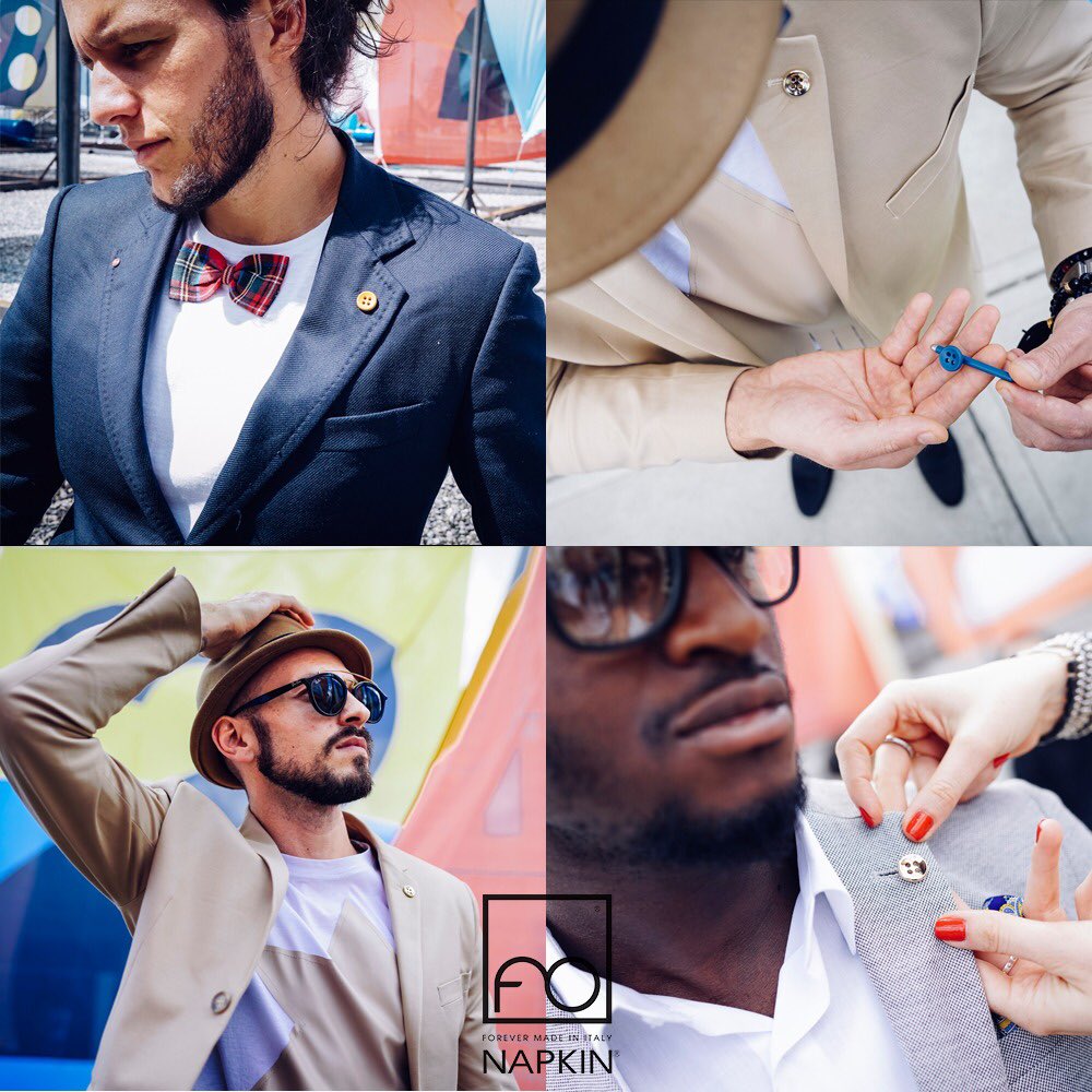 napkinforever's tweet photo. A #PittiUomo2016 il nostro fiore all'occhiello è sceso in campo. #Boutonniere #Pitti #NAPKINFOREVER #MadeinItaly https://t.co/RSyM7KuVpn