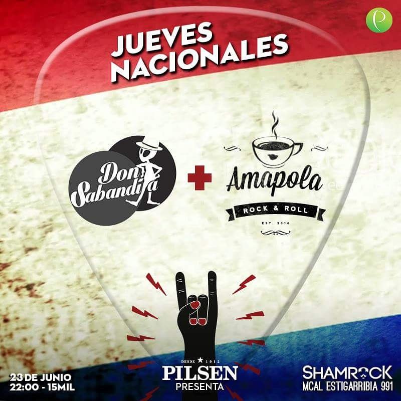 Recuperamos nuestra cuenta!!
de paso te invitamos para mañana en <a href="/shamrock_py/">ShamrocK ☘️</a> junto con <a href="/amapolamusicpy/">Amapola</a> nos vemos!!!