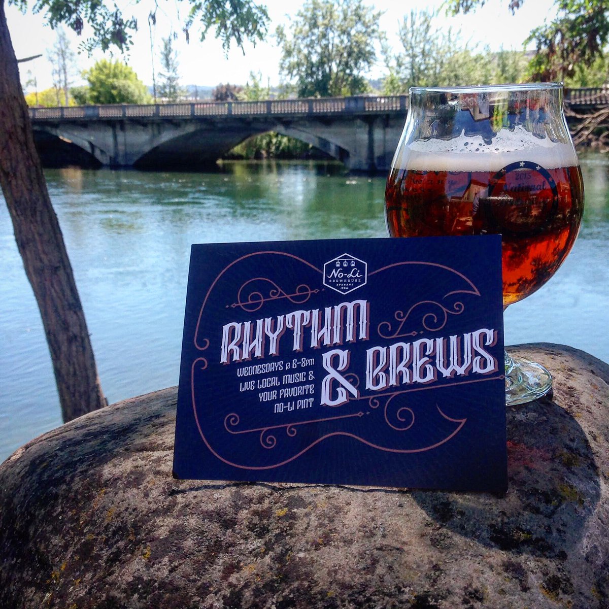 NoLiBrewhouse's tweet photo. #VisitTheSource frm 7-9 to see #local artist #JustPlainDarin perform live for #Rhythm & #Brews #Wednesday!๐ป #Spokane https://t.co/iNLJbpZP10