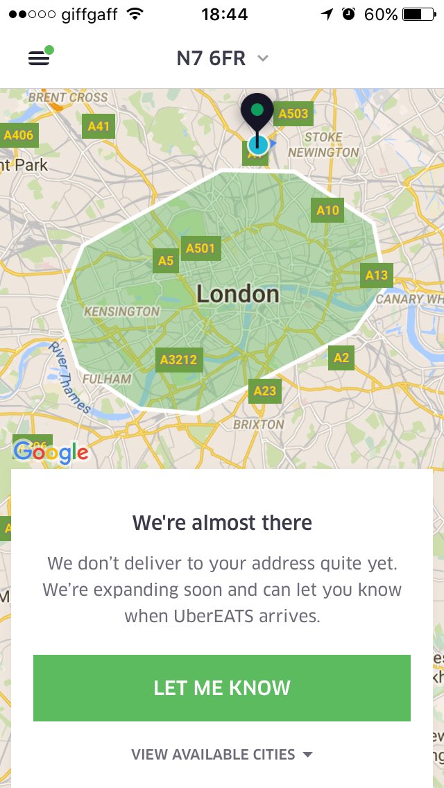 JamHussein's tweet photo. @UberEATS 😐 https://t.co/FZ1pqCZUXt