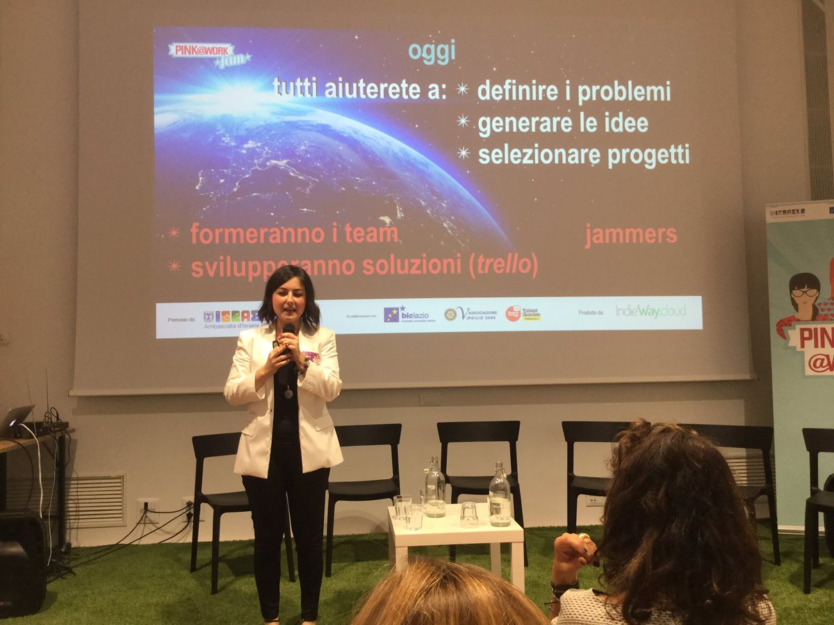 Alessandra Graziosi <a href="/AlsndraGraziosi/">Alessandra Graziosi</a> introduce le due giornate della #Jam del 25 e 26 giugno #PINKatWORK