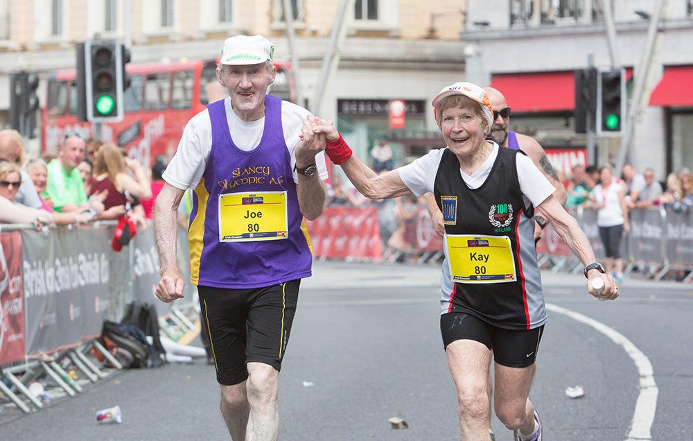 PreventionMag's tweet photo. Octogenarian couple finishes final marathon holding hands: https://t.co/9wz8FM6uwC via @runnersworld https://t.co/GZE0OGTEah