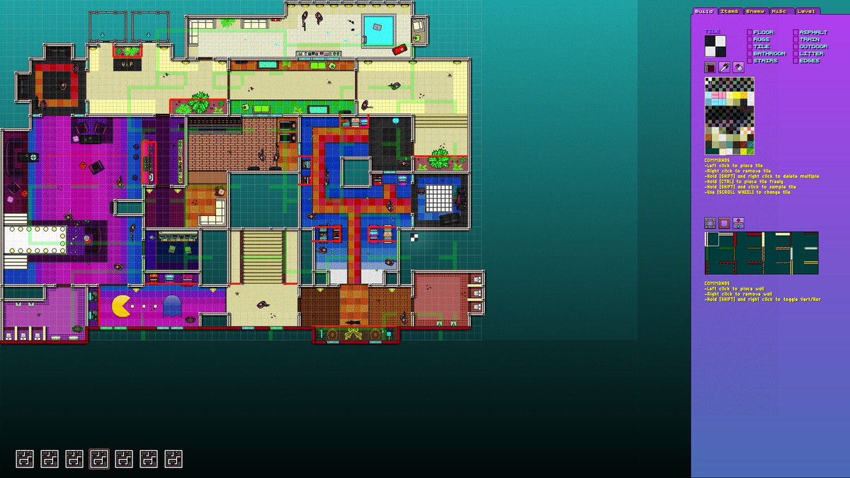 devolverdigital's tweet photo. Hotline Miami 2 is 75% off and comes with the new level editor and Steam Workshop support! https://t.co/w2gf9YfPQI https://t.co/MvP3xgZ9pp