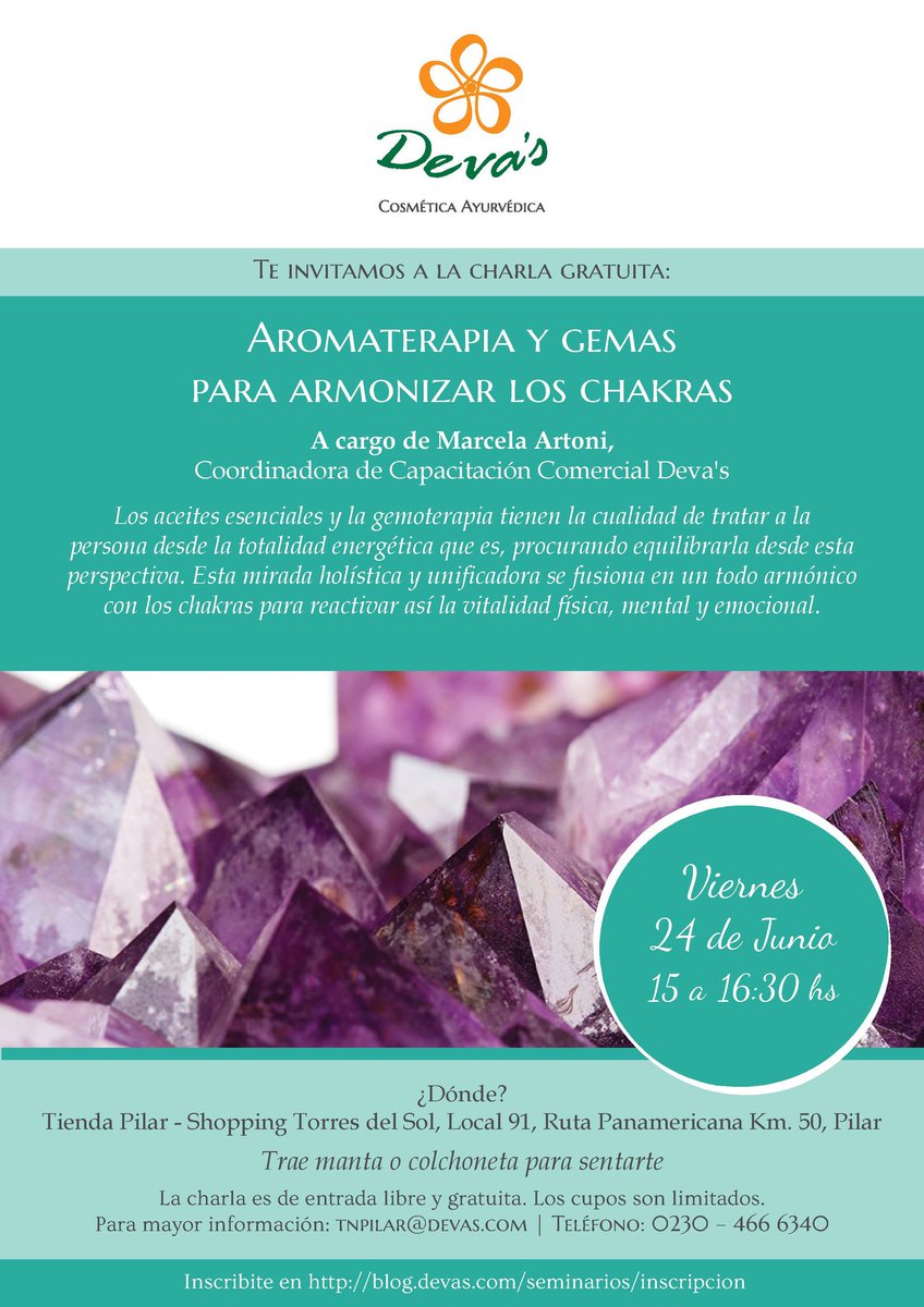 ShoppingTDS's tweet photo. Seminario Deva's! Cuando? El Viernes 24 de Junio de 15hs a 16:30hs! Charla GRATUITA!!! En Torres del sol! 9 https://t.co/xwbZPHSTNU