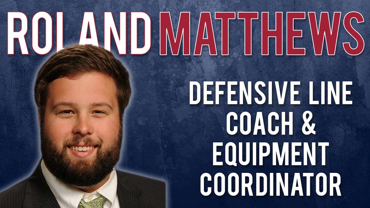 BlueHoseSports's tweet photo. Matthews Rounds Out @BlueHoseFtball Coaching Staff

STORY: https://t.co/vHXHs1BO9O https://t.co/SSXKm2ADPR