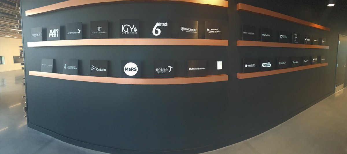 Signs are up! #JLABSToronto partners &amp; company logos are on full display! <a href="/JNJInnovation/">Johnson & Johnson Innovation</a> @JanssenCanada <a href="/MaRSDD/">MaRS</a>