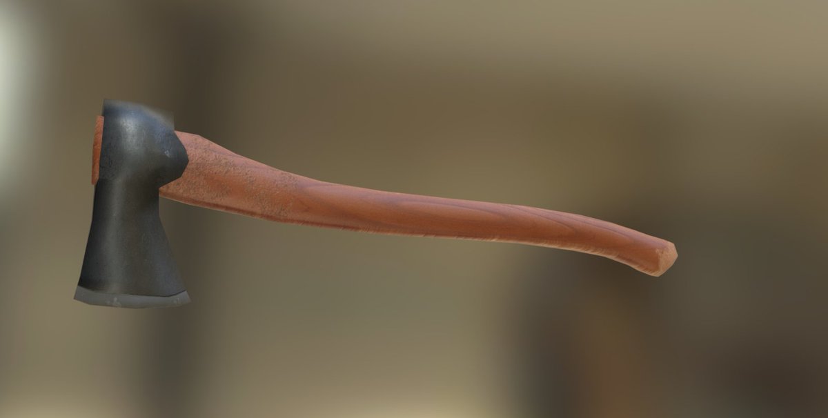 CodeNerps's tweet image. Hatchet for the Battle Royale game skfb.ly/PKH9  #gamedev #indiedev #indie #substance #blender3D #blender