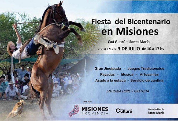 Misiones celebrará el Bicentenario de la Independencia con una gran fiesta popular
bit.ly/28RFcqS