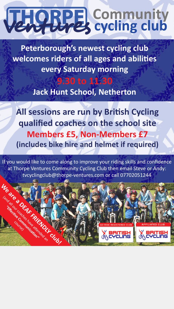 PDDCS's tweet photo. Deaf Cycling https://t.co/UDfLtplCT0 https://t.co/nStclQvd14
