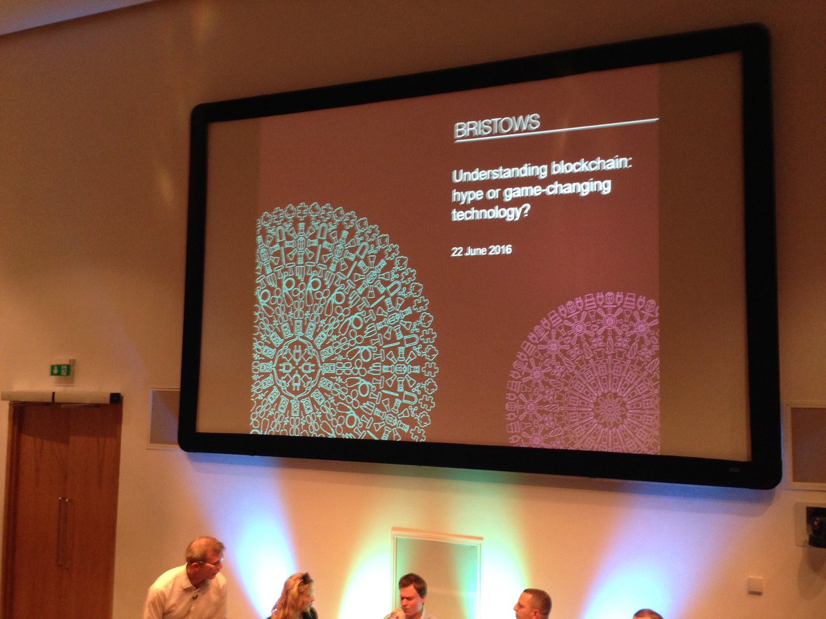 eventtechLDN's tweet photo. Great insight debate on #blockchain @BristowsLawFirm #LDNTechWeek what is the future of data security? https://t.co/9prEZ0rmLY