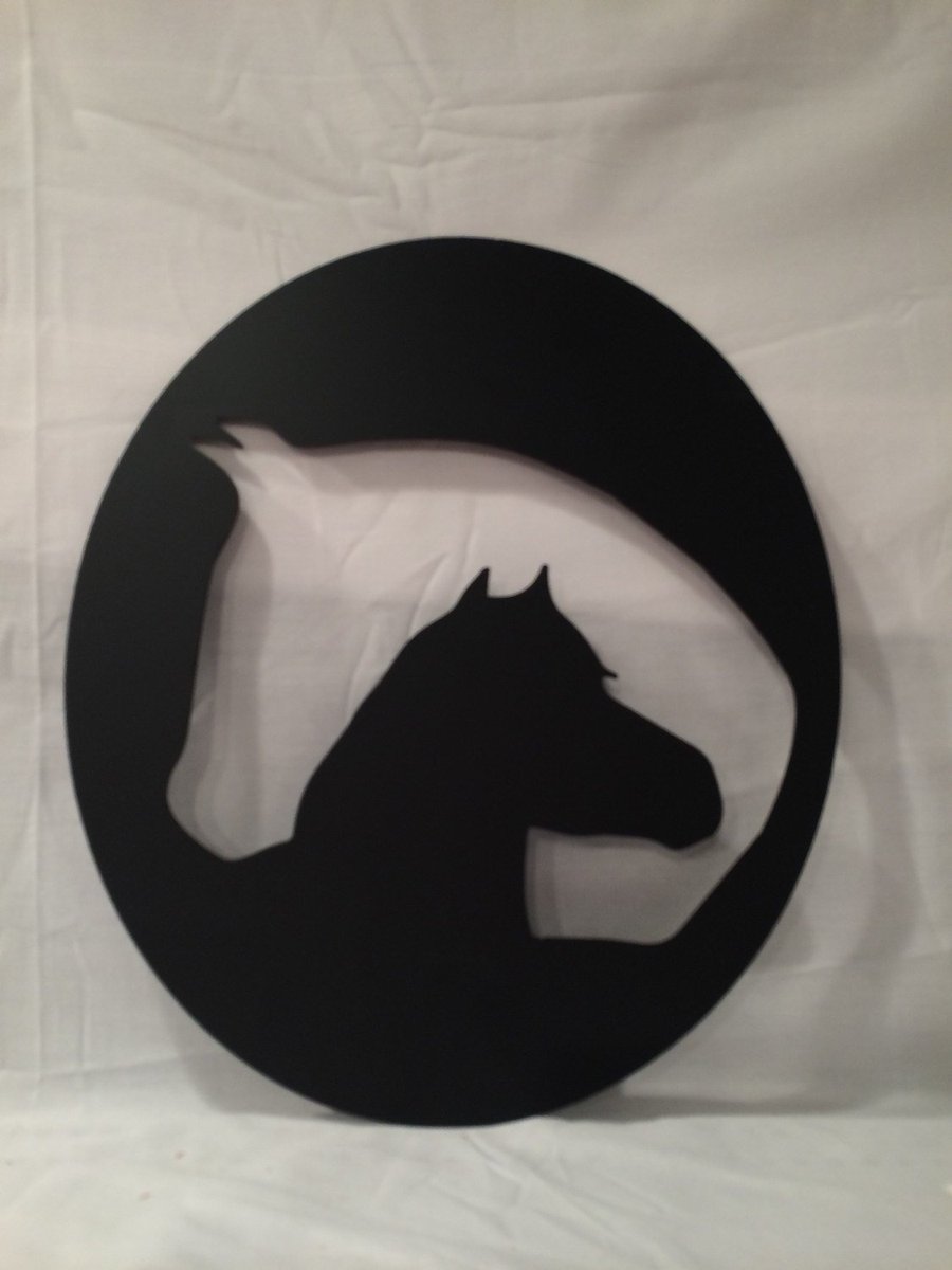 MetalArtDesignz's tweet photo. Horse and Mare metal art sign https://t.co/srnX7Xg7dI #etsysocial #etsymntt #HorseSign https://t.co/DAt99b88mM