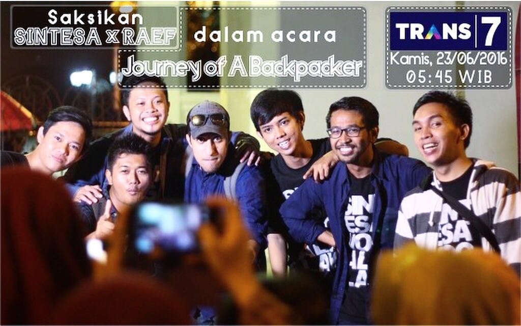 Saksikan kolaborasi <a href="/RaefMusic/">Raef</a> dan <a href="/sintesavocplay/">Sintesa Vocal Play</a> dlm Journey of A Backpacker, pagi ini 23/06 05
45 di <a href="/TRANS7/">TRANS7</a> 🙌