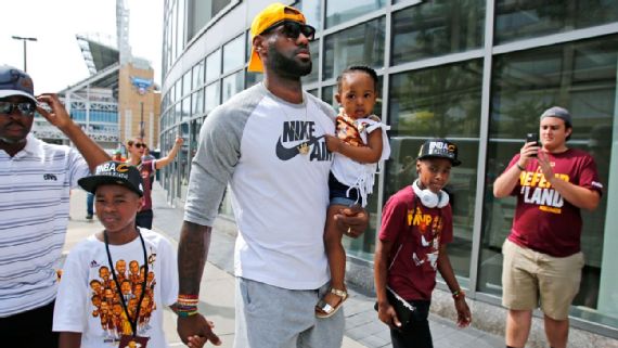 espn's tweet photo. "I love it here in Cleveland. I have no intentions of leaving."

ICYMI: LeBron 's future: https://t.co/2531IYDntq https://t.co/ldRAScCFUS