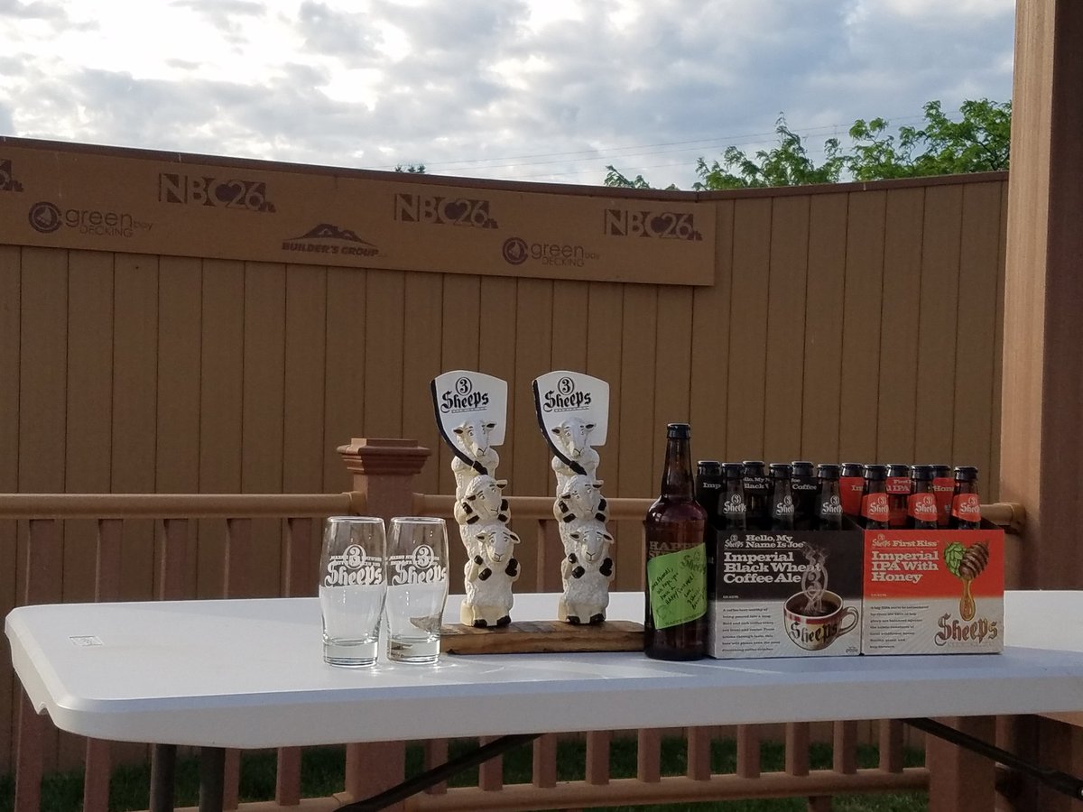All set up for our <a href="/NBC26/">NBC 26 News</a> beer segment. We'll be cracking open the #HappySummer shortly!