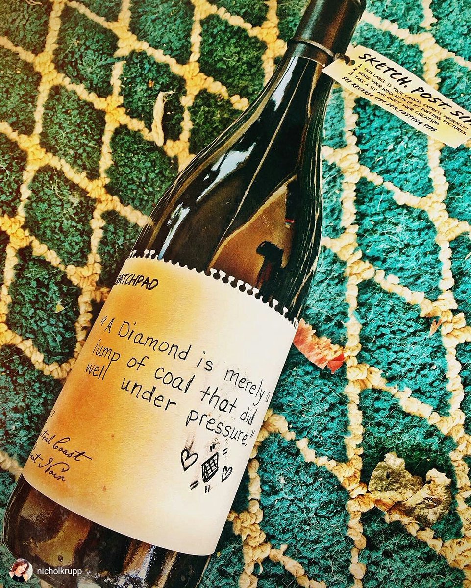 ScratchpadWines's tweet photo. "A DIAMOND is merely a lump of COAL that did well under pressure." 💎 #winewednesday #wisdom #shinebright https://t.co/b8wwawbCJR