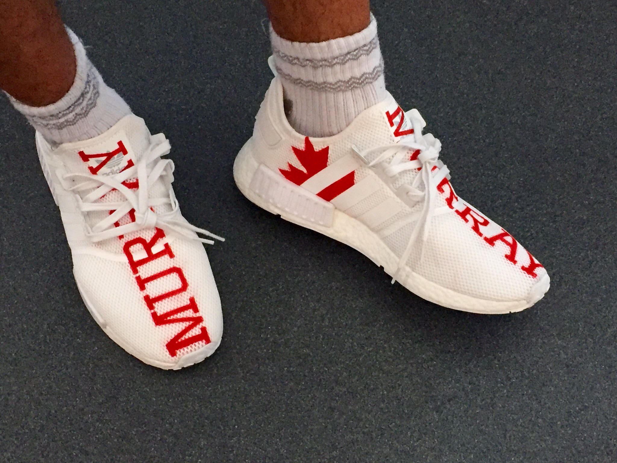 Jamal Murray shows off his new Canadianthemed adidas