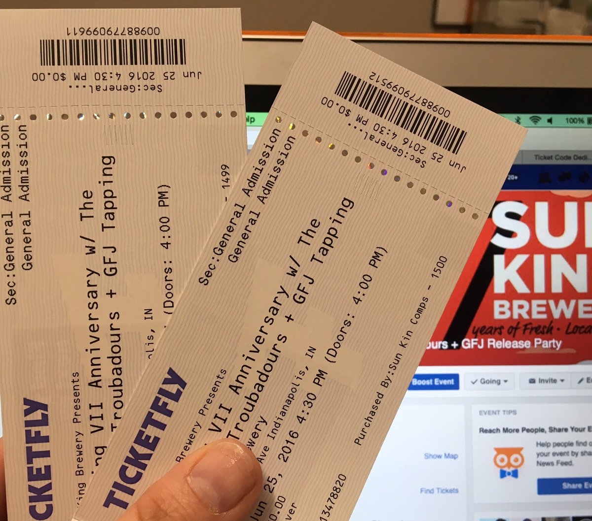 SunKingBrewing's tweet photo. One last pair of tix to giveaway! RT for a chance to win 2 tix to Sun King 7 Anniversary Party this Saturday. https://t.co/vPVFPeaprj