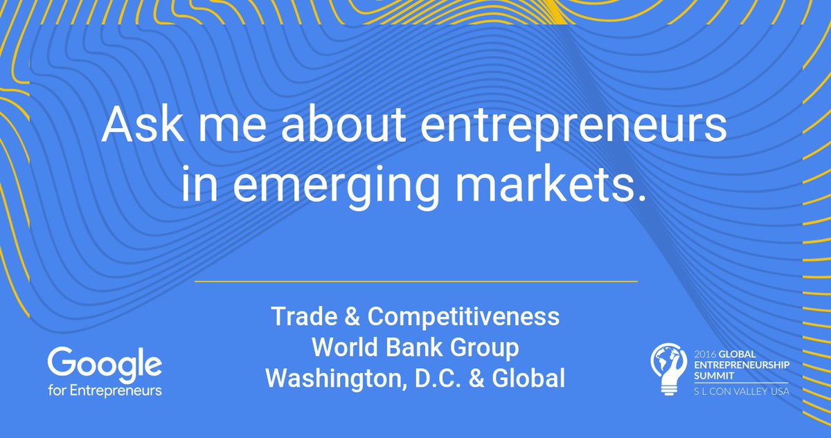 If you see @WorldBankPSD at #GES2016 this week, say hello! Here's what we've been up to: wrld.bg/Yyl5301rDRD