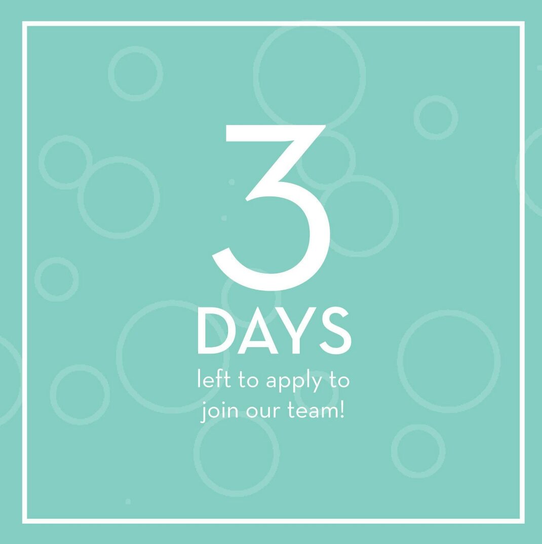 SoapForHopeSFU's tweet photo. Only THREE days left to apply to be apart of this year's team! Apply now: https://t.co/xCuiog5efV 

#WeDareToDo https://t.co/ypJaor62wZ