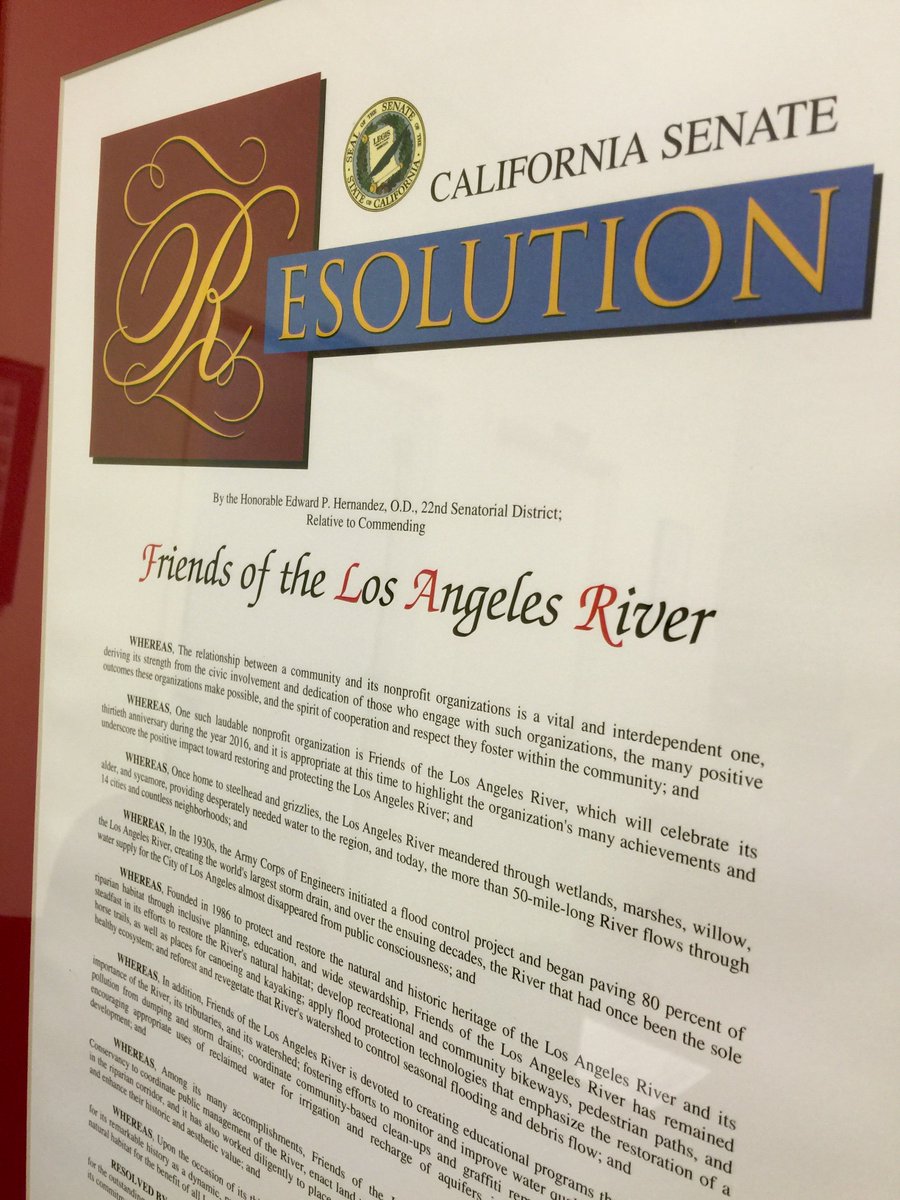 dredhernandez's tweet photo. Proud to honor @FoLARtweets as Nonprofit of the Year. Thank you for protecting the LA River! @CalNonprofits https://t.co/golZve3Pv2