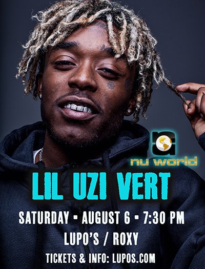 NuWorldLLC's tweet photo. 💥Lil Uzi Vert Concert💥
📅 8.6.16
🏢 Roxy Nightclub 
😎 #NuWorldLLC
For Tix &amp; Opening Slots DM Us https://t.co/B30jlMFR1h