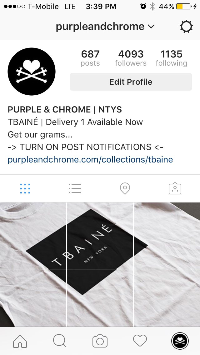 PurpleandChrome's tweet photo. Follow our official IG account @PURPLEANDCHROME
#purpleandchrome #ntys #tbaine #streetwear #justdifferent https://t.co/DKs7ZzvVCP