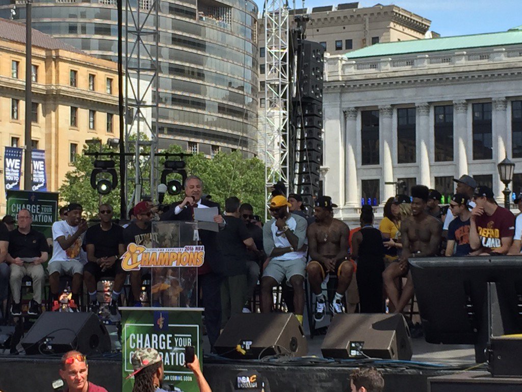 <a href="/ArmondBudish/">Armond Budish</a> to <a href="/cavs/">Cleveland Cavaliers</a>: "You have made us all champions!" #NBAChampionship #ALLin216 #WeRCuyCo