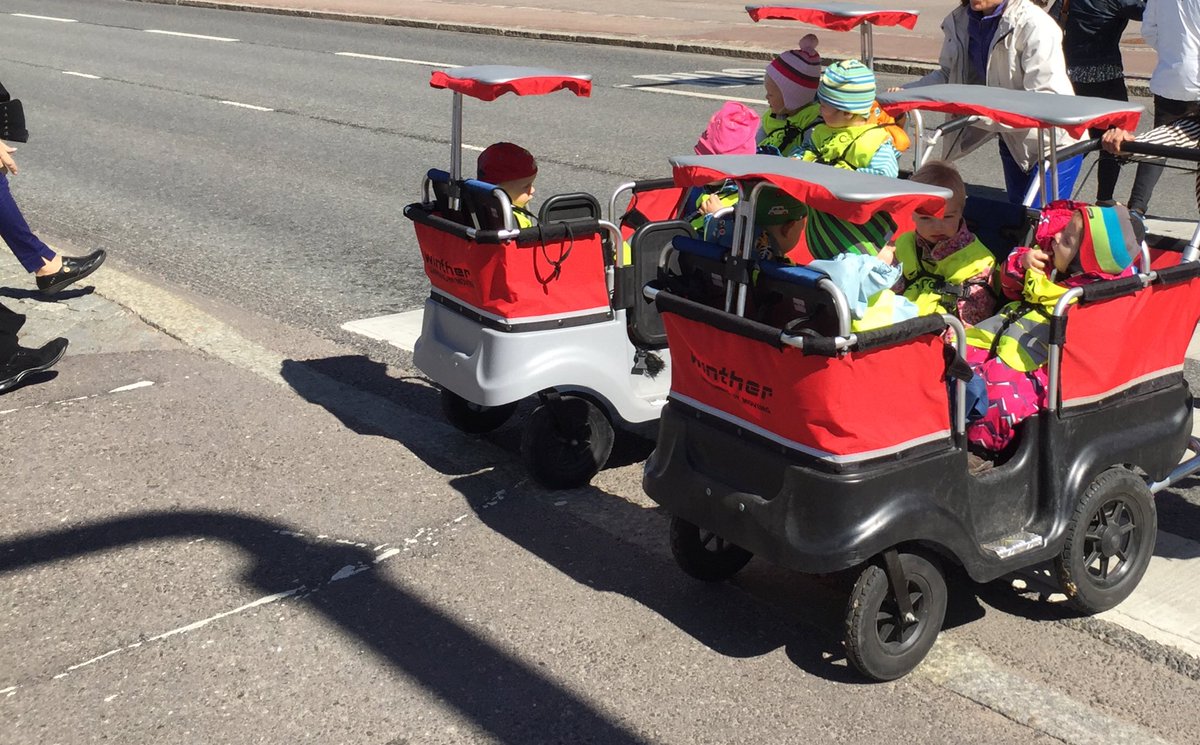 FinValko's tweet photo. The way to #quicktransport yr babies when in hurry. Yes, this is #Finland! #transport https://t.co/HhM1LLlOnh