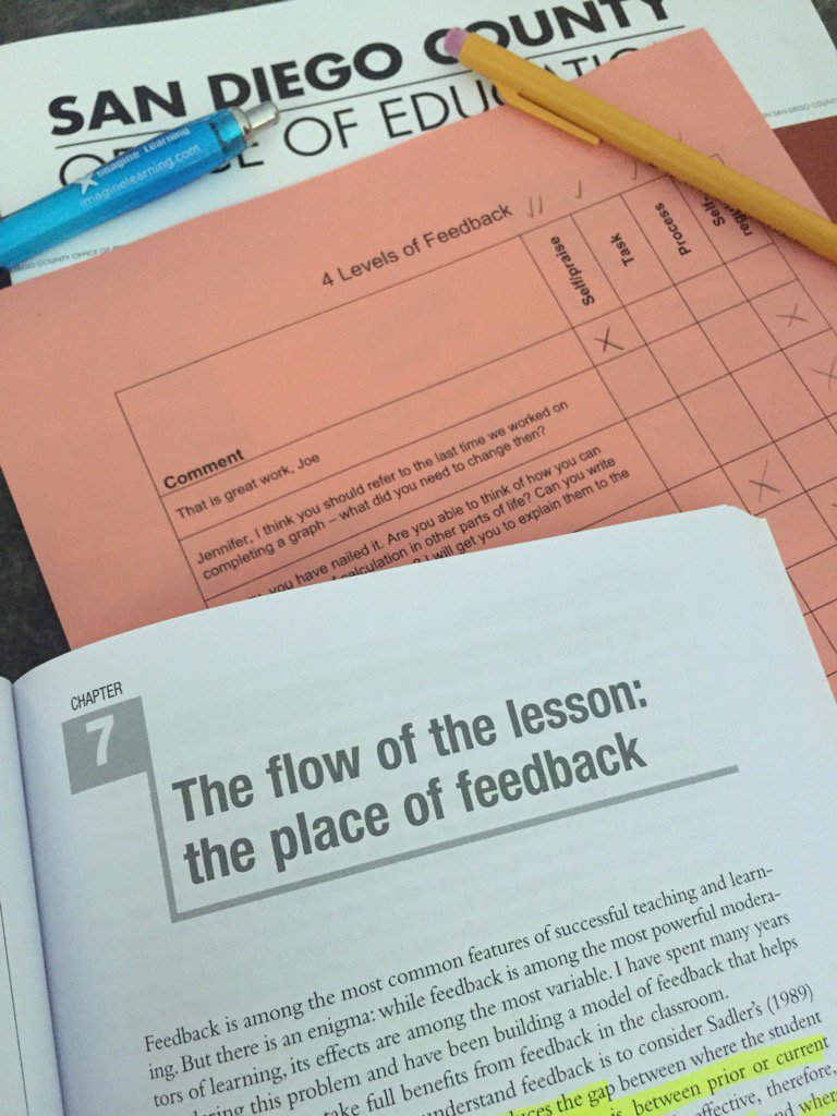 MMSRoadrunners's tweet photo. Today's focus....effective feedback to make learning visible #LIFTSDCOE https://t.co/DiZ2ykVPE9