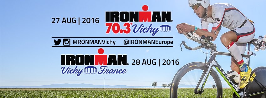 This year again, we will host participants of the #IronMan 70.3 triathlon event in #Vichy, on August 27th/28th.