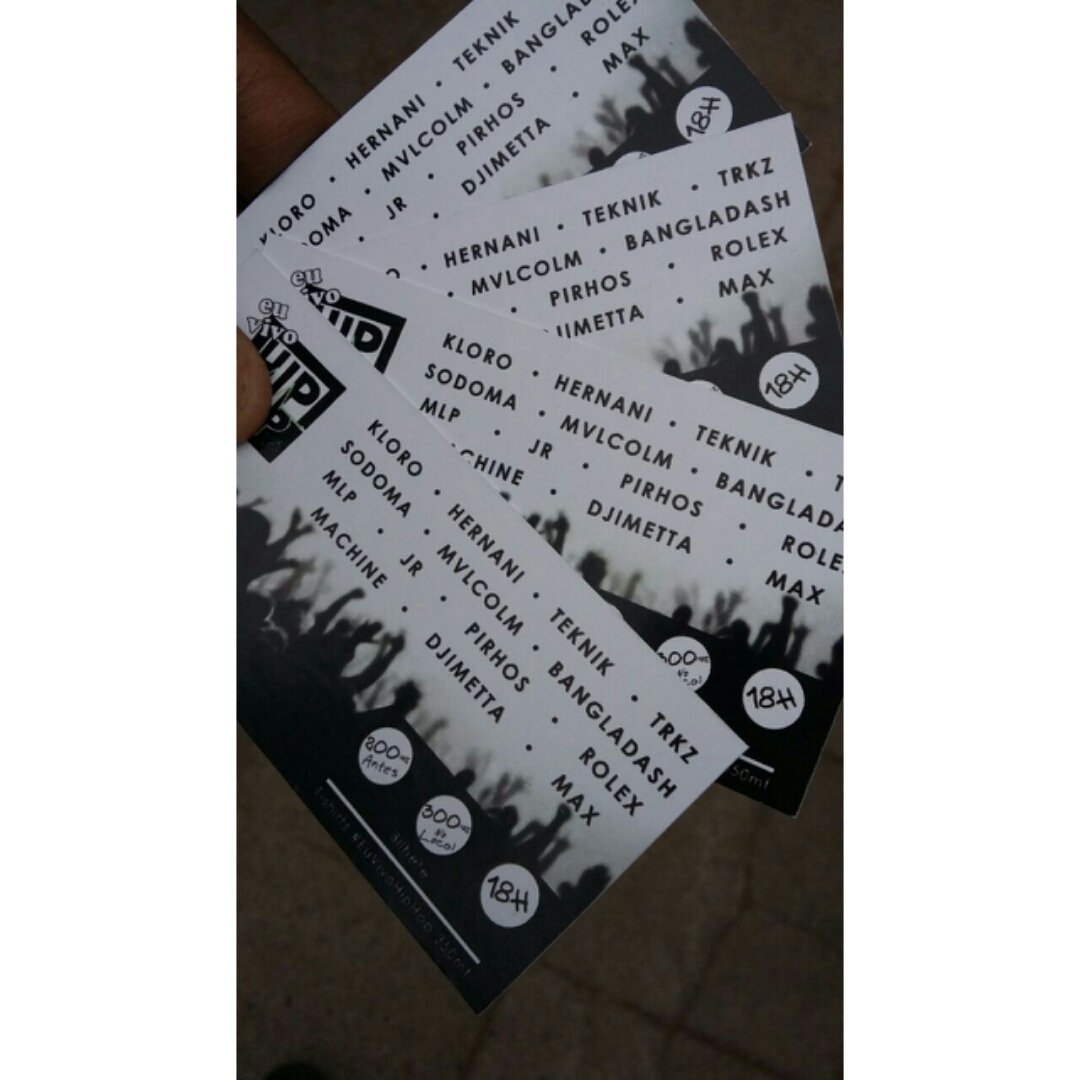 MrRealBesT's tweet image. Os #Bilhetes À Venda Na IBS (827432850/842442984) 
200mt (Antes) 
300mt (No local) 
Tshirts #EuVivoHipHop - 350mt