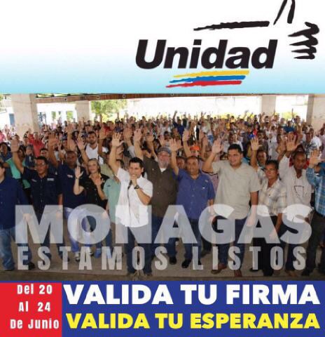 Warner_Jimenez's tweet photo. Hermanos, cumplimos en informar que ya en MONAGAS ALCANZAMOS LA META del 1 %, gracias a todos, mañana vamos por MAS https://t.co/nYocLEFYct