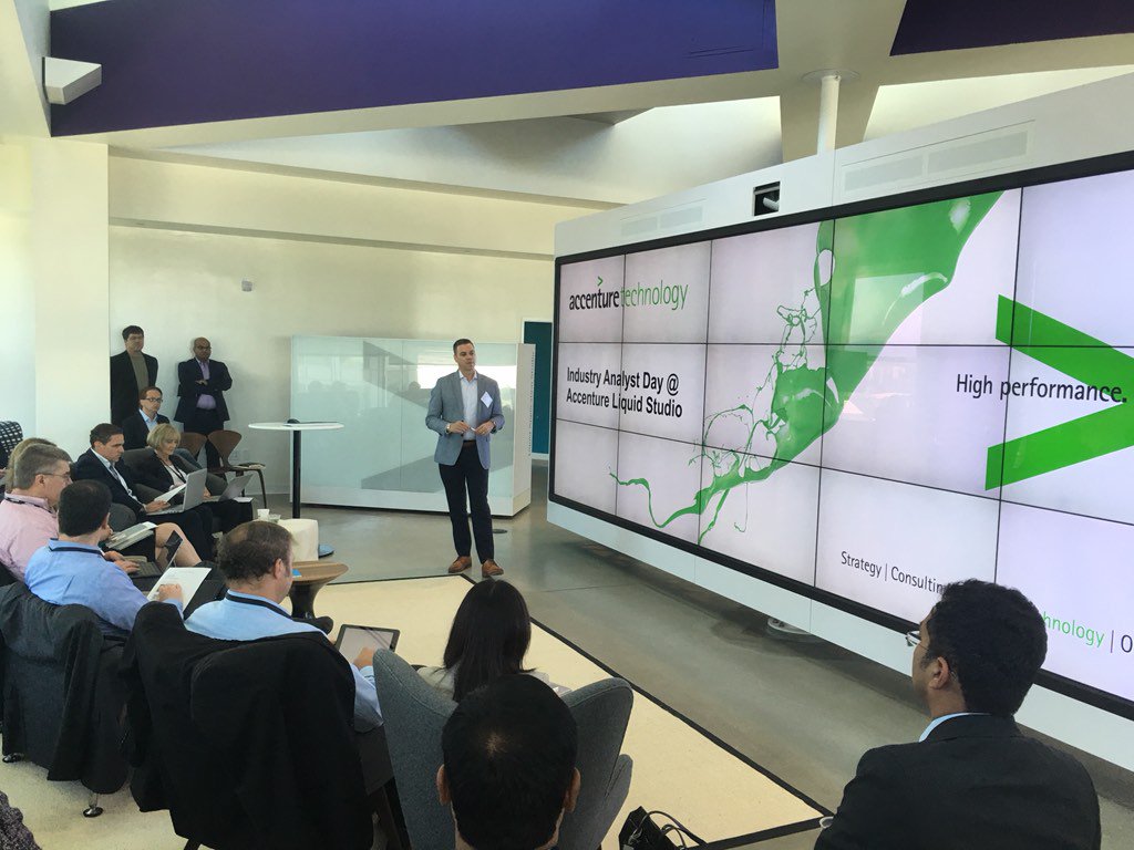 maxfurmanov's tweet photo. Hosting industry analysts at the @accenture liquid studio! https://t.co/lZ3Fku5Xe9