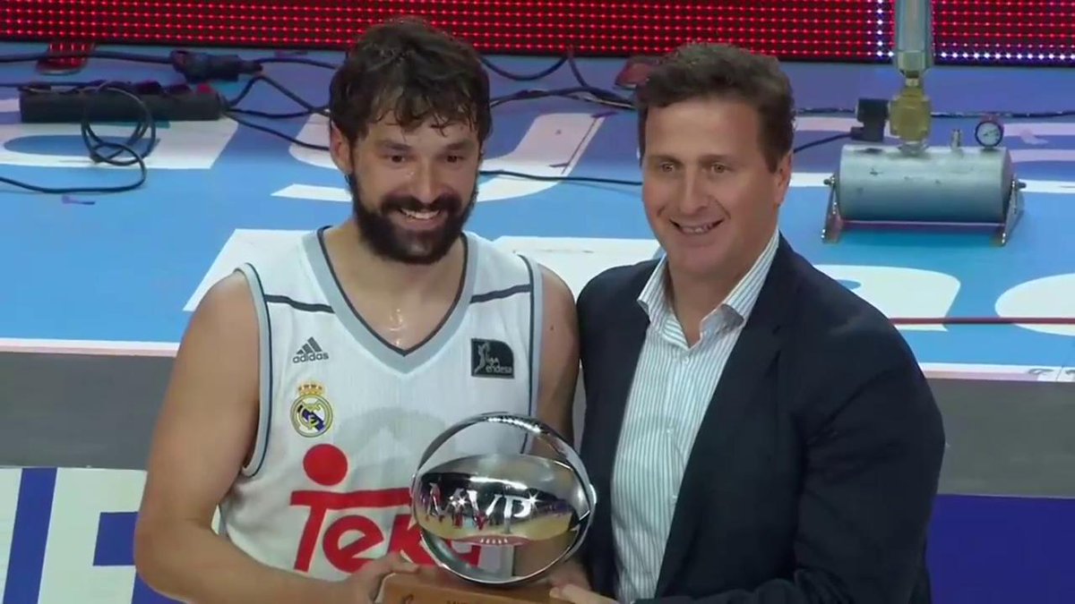 ACBCOM's tweet photo. ¡Sergio @23Llull, MVP @movistarplus de la final del #PlayoffLigaEndesa! https://t.co/mwHIjDjAoM