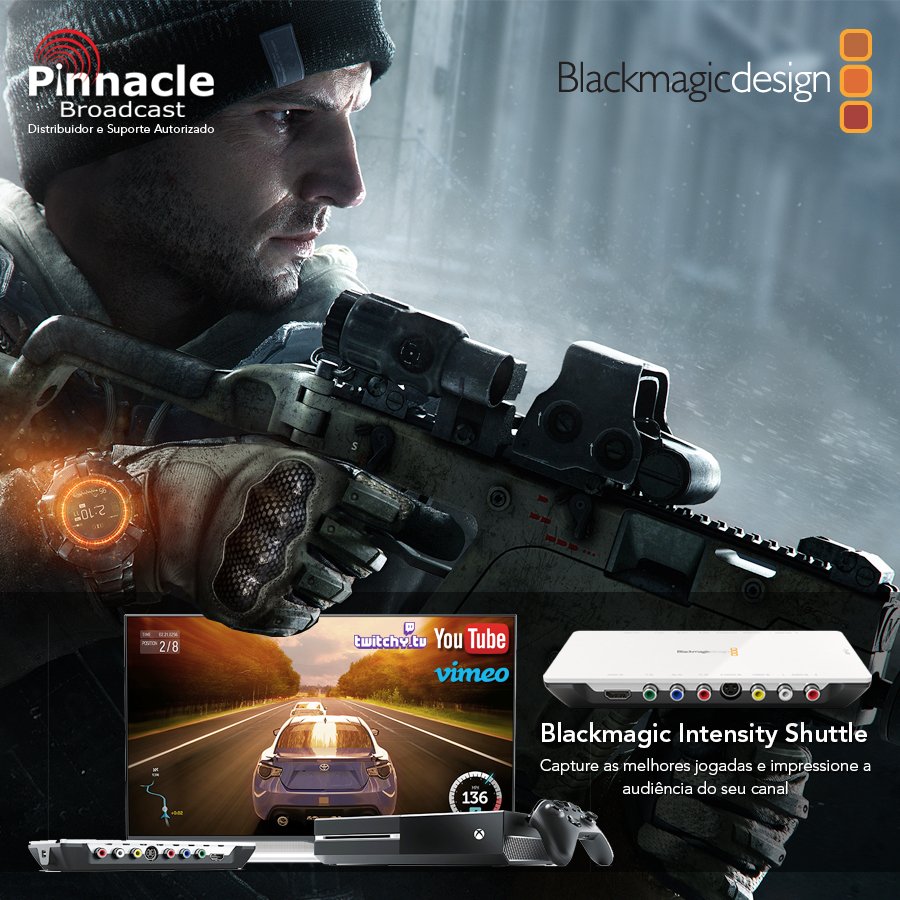 blackmagicbr's tweet photo. Com a #IntensityShuttle, leve a mais alta qualidade de imagem para seu computador! https://t.co/GH7uFlvyzr https://t.co/3BE3adUWjb