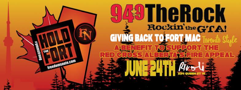 FRIDAY! Help us raise $ for the ppl of #FortMcMurray! All proceeds go to <a href="/redcrosscanada/">Canadian Red Cross</a> TIX goo.gl/cb8sj3