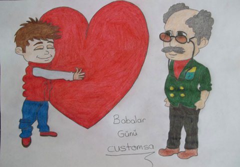 Babalar Günü çizimim sizlerle! 🎨 
&gt; facebook.com/SanalikaCustom…