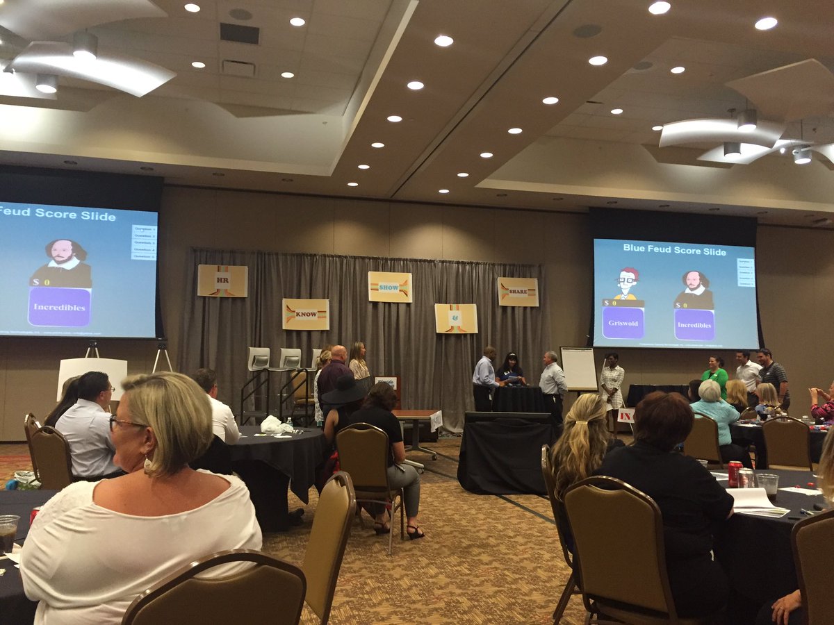 neridley's tweet photo. Talent Acquistion showcasing "Blue Fued" at today's @FLBlue #HSGFB meeting #FLBlueLife https://t.co/zM44bTSneV