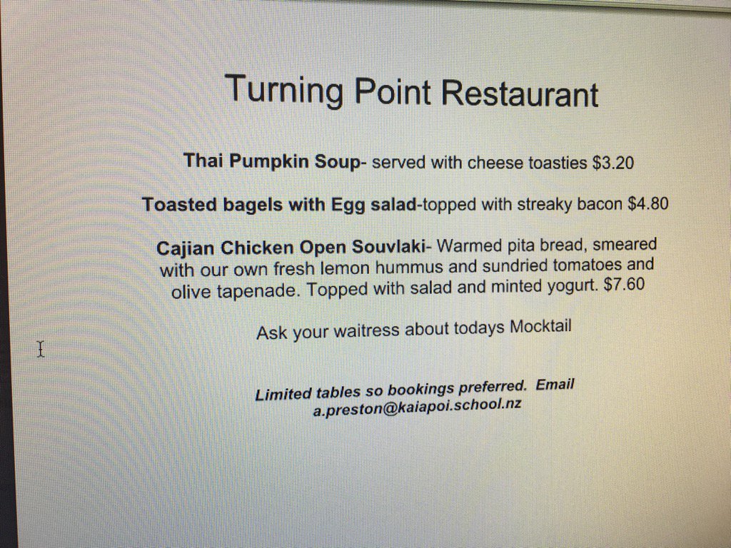 KHSInt's tweet photo. Today's menu https://t.co/uY3Ol1L79Z