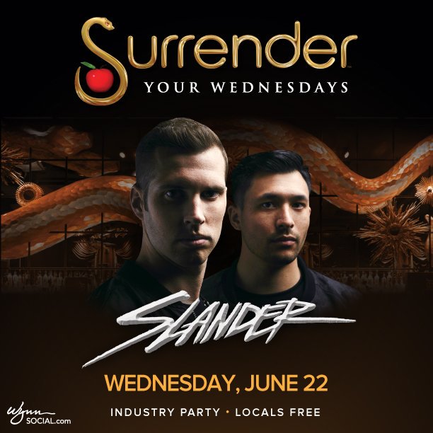 lvkittykat's tweet photo. Surrender your night to the famous team @SlanderOfficial TONIGHT at @SurrenderVegas ! https://t.co/QW7v5TiY76