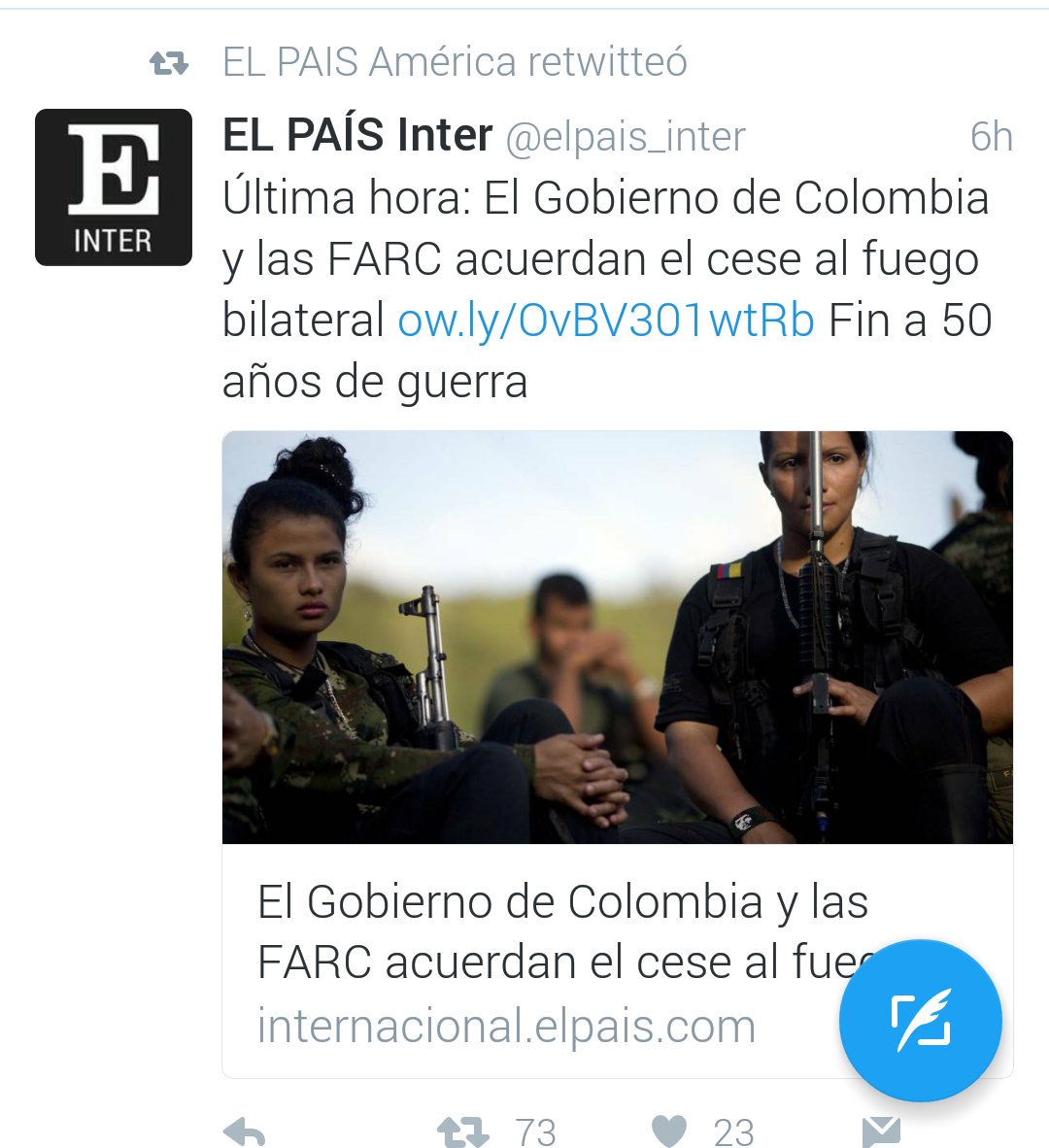 CEDAT13's tweet photo. Estamos en todo lado. Qué sepan lo que se viene, y que apoyen en lo que pueden #ElUltimoDiaDeLaGuerra #ProcesoDePaz https://t.co/Jk1lvs4PFA