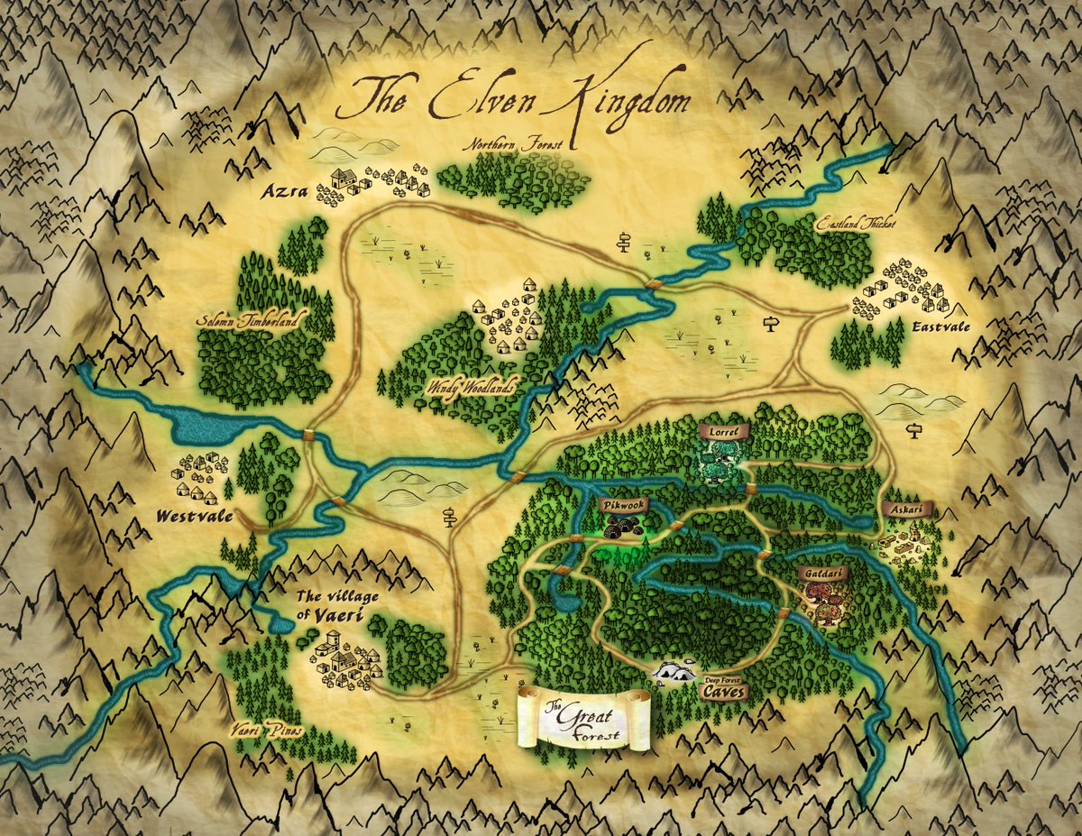 NavigateStudios's tweet photo. First version of the Elven Kingdom Map in @kindredelves #indiedev #indiegame #gamedevelopment #gameart https://t.co/VS2evvxf0u