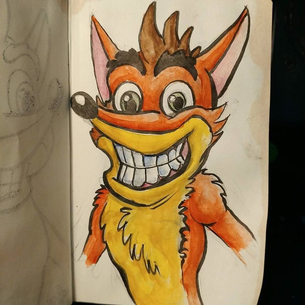 pixeldave1's tweet image. Last sketch in my tiny moleskin. How does one draw a bandicoot?

#crashbandicoot #sketchof… ift.tt/28NwoOW