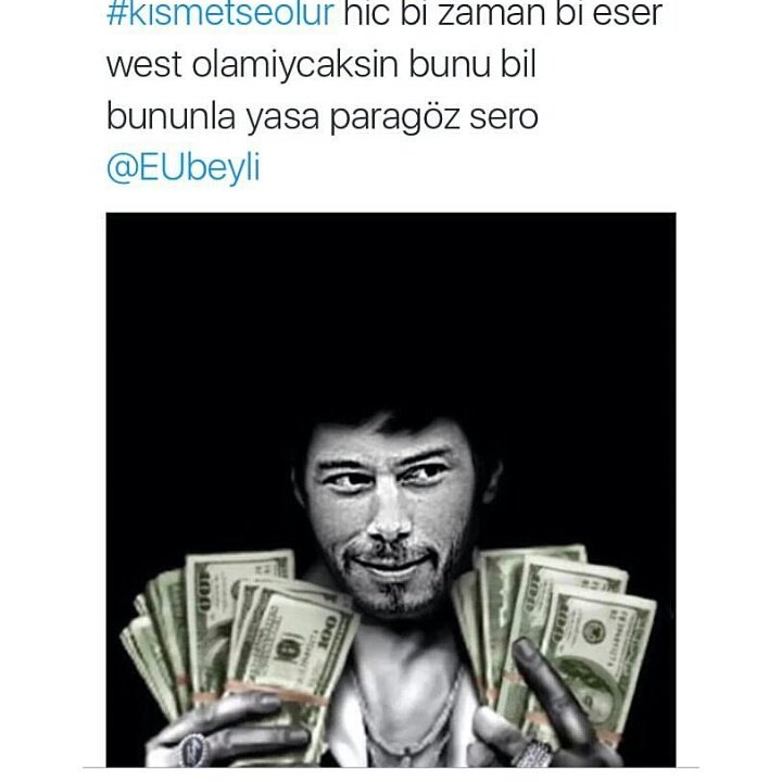 Paremciler emoş hiçbir zaman bir Eser West olamayacak ESERyaz 5100aGonder